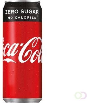 Coca Cola Company Coca-Cola Zero frisdrank sleek blik van 33 cl pak van 30 stuks