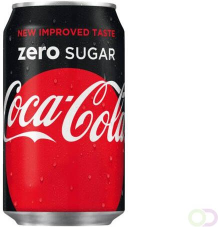 Coca Cola Company Coca-Cola Zero frisdrank fat blik van 33 cl pak van 24 stuks