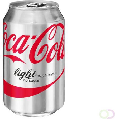 Coca Cola Company Coca-Cola Light frisdrank fat blik van 33 cl pak van 24 stuks