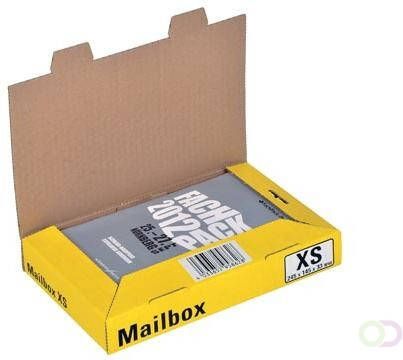 Colompac Mailbox Extra Small kan tot 5 formaten aannemen geel