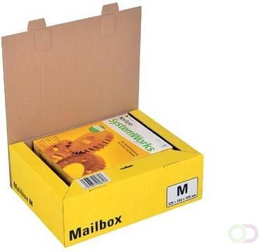 Colompac Mailbox Medium kan tot 5 formaten aannemen geel