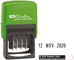 Colop Datumstempel S220 green line 4mm
