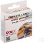 Colop doorlopende labelrol voor e-Mark ft 14 mm x 8 m glossy wit - Thumbnail 2