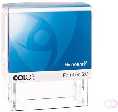 Colop printer 20 Microban max. 4 regels ft 38 x 14 mm met de Microban antibacteriÃle technologie