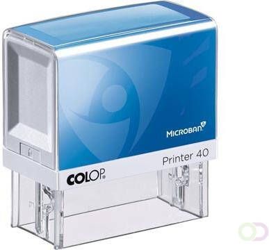 Colop printer 40 Microban max. 6 regels ft 59 x 23 mm met de Microban antibacteriÃle technologie