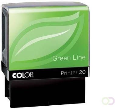 Colop stempel Green Line Printer 20 max. 4 regels voor Nederland ft. 14 x 38 mm
