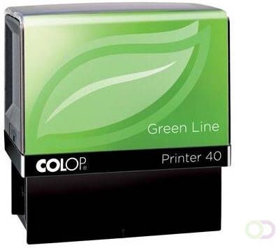 Colop stempel Green Line Printer 40 max. 6 regels voor Nederland ft. 23 x 59 mm