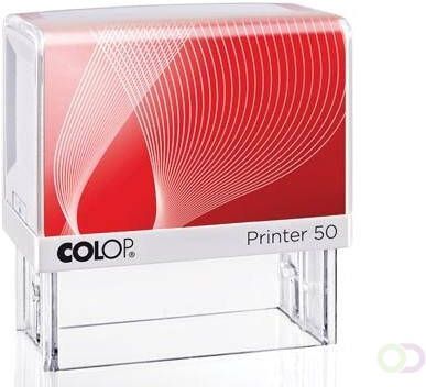 Colop stempel met voucher systeem Printer 50 max. 7 regels ft 69 x 30 mm