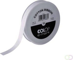 Colop Tekststempel E-Mark katoenen lint 15mm x 25m