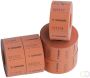 Combicraft Consumptiebon halve consumptie 500 stuks oranje - Thumbnail 1