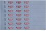 Combicraft Polsbandje met opdruk VIP wit 100 stuks - Thumbnail 2