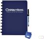 Correctbook A4 Original: uitwisbaar herbruikbaar notitieboek gelijnd Midnight Blue (marineblauw) - Thumbnail 3