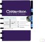 Correctbook A5 Original: uitwisbaar herbruikbaar notitieboek gelijnd Midnight Blue (marineblauw) - Thumbnail 1