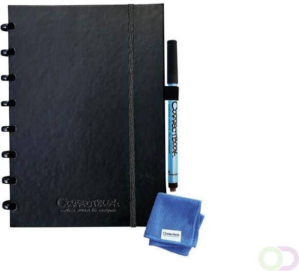 Correctbook Notitieboek Premium A5 blanco 40blz ink black