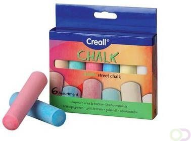 Creall Havo stoepkrijt Chalk doos van 6 stuks