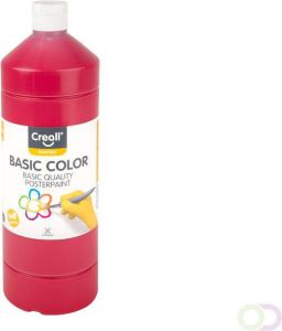 Creall Plakkaatverf basic 06 donkerrood 1000ml