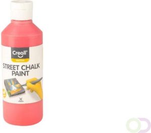 Creall Stoepkrijtverf Chalk Paint 250ml rood