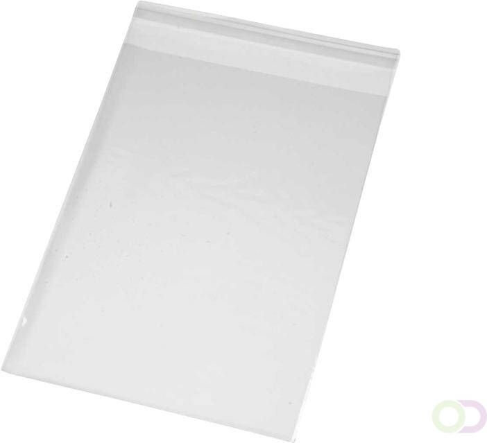 Creativ Company Cellofaanzak 17.3x12.3cm 25 micron met plakstrip 200 stuks
