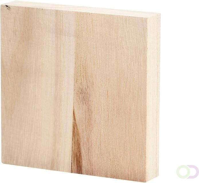 Creotime Knutselplank Creativ Company Ikoon 9.6x9.6x2cm hout