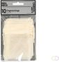 Creativ Company Organza zakjes 7x10cm 10 stuks off-white 10 zak - Thumbnail 1