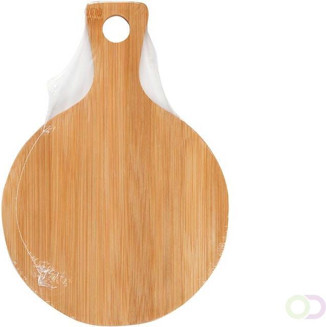 Creativ Company Snijplank rond Ã 17cm lengte 24cm bamboe