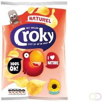 Croky chips naturel zakje van 100 gram