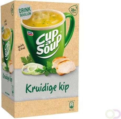 Cup a Soup Cup-a-soup heldere bouillon kruidige kip 26 zakjes