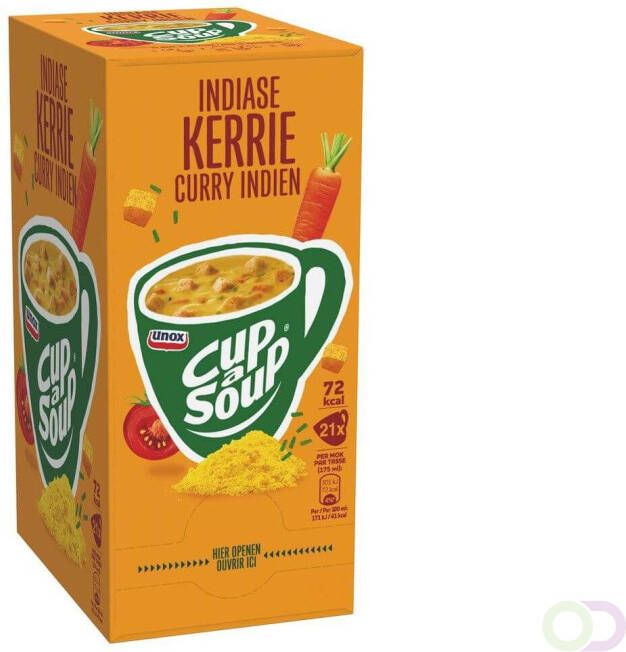 Cup A Soup Cup-a-Soup Indiase kerrie pak van 21 zakjes