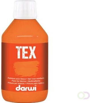 Darwi textielverf Tex 250 ml oranje