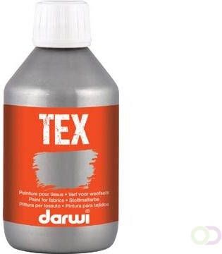 Darwi textielverf Tex 250 ml zilver