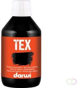 Darwi textielverf Tex 250 ml zwart
