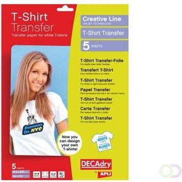Decadry T-shirt Transfer Paper voor licht of wit textiel