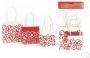 Design Group Cadeautas Kerst Seasons Greetings 3 stuks assorti - Thumbnail 2