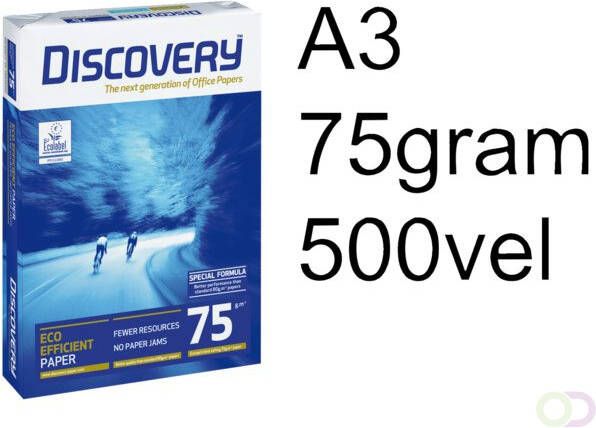Discovery Kopieerpapier A3 75gr wit 500vel