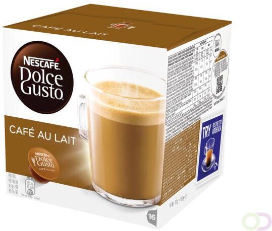 Nescafé Dolce Gusto koffiecapsules Café au lait pak van 16 stuks