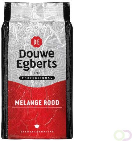 Douwe Egberts gemalen koffie Melange Rood standaard pak van 1 kg