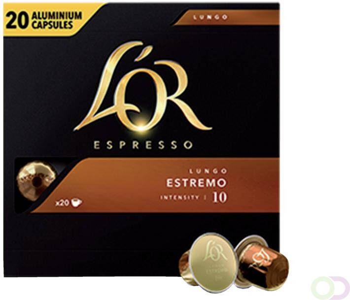 Douwe Egberts Koffiecups L'Or Espresso Estremo 20 stuks