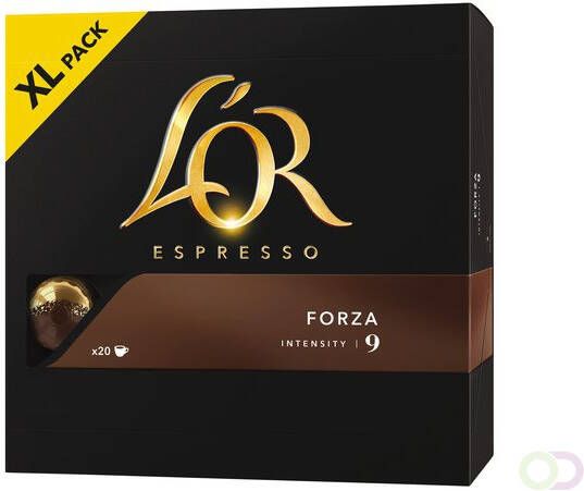 Douwe Egberts Koffiecups L'Or Espresso Forza 20 stuks