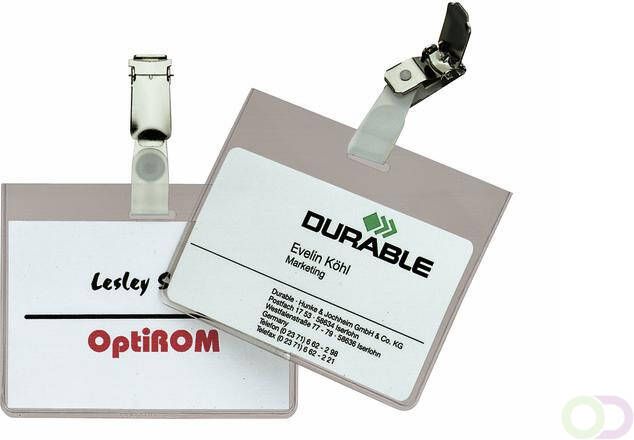 Durable Badge met speld 40X75MM