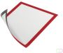 Durable Duraframe magnetisch kader ft A4 rood pak van 5 stuks - Thumbnail 4