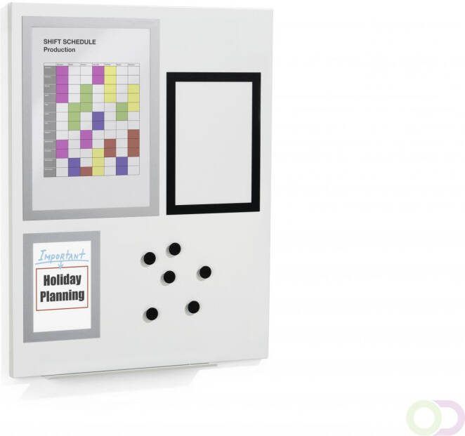 Durable Magneetbordset DURAFRAMEÂ MAGNETIC BOARD S Grijs