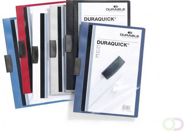 Durable DURAQUICK KLEMMAP 3MM BLAUW