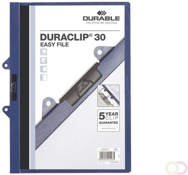 Durable Sollicitatiemap DURASWINGÂ JOB 30 A4 Donkerblauw