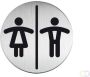 Durable Infobord pictogram 4920 toileten D H rond 83Mm - Thumbnail 2