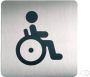 Durable Infobord pictogram 4959 vierkant WC invalide 150mm - Thumbnail 2