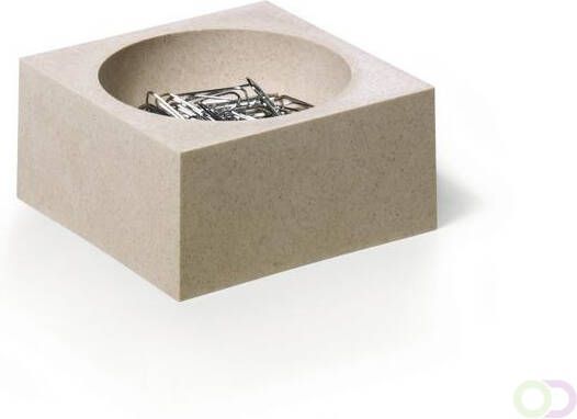 Durable PAPERCLIP BOX CUBO eco beige