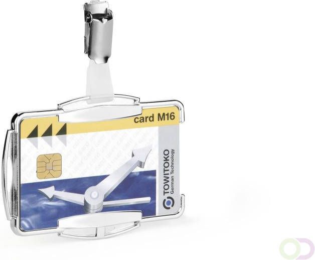 Durable Kaarthouder RFID SECURE met klem voor 1 kaart