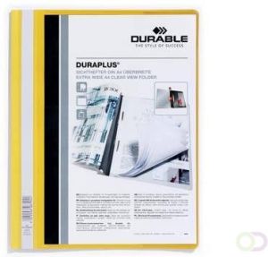 Durable personaliseerbare snelhechtmap Duraplus geel