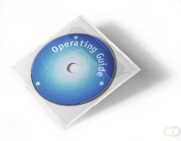 Durable Zelfklevende hoes POCKETFIXÂ CD DVD transparant 10 stuks