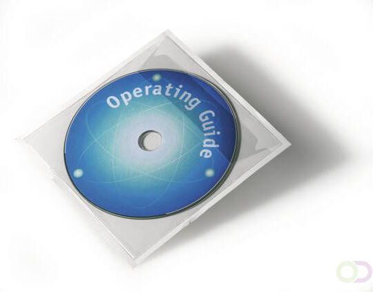 Durable Zelfklevende hoes POCKETFIXÂ CD DVD pak van 100